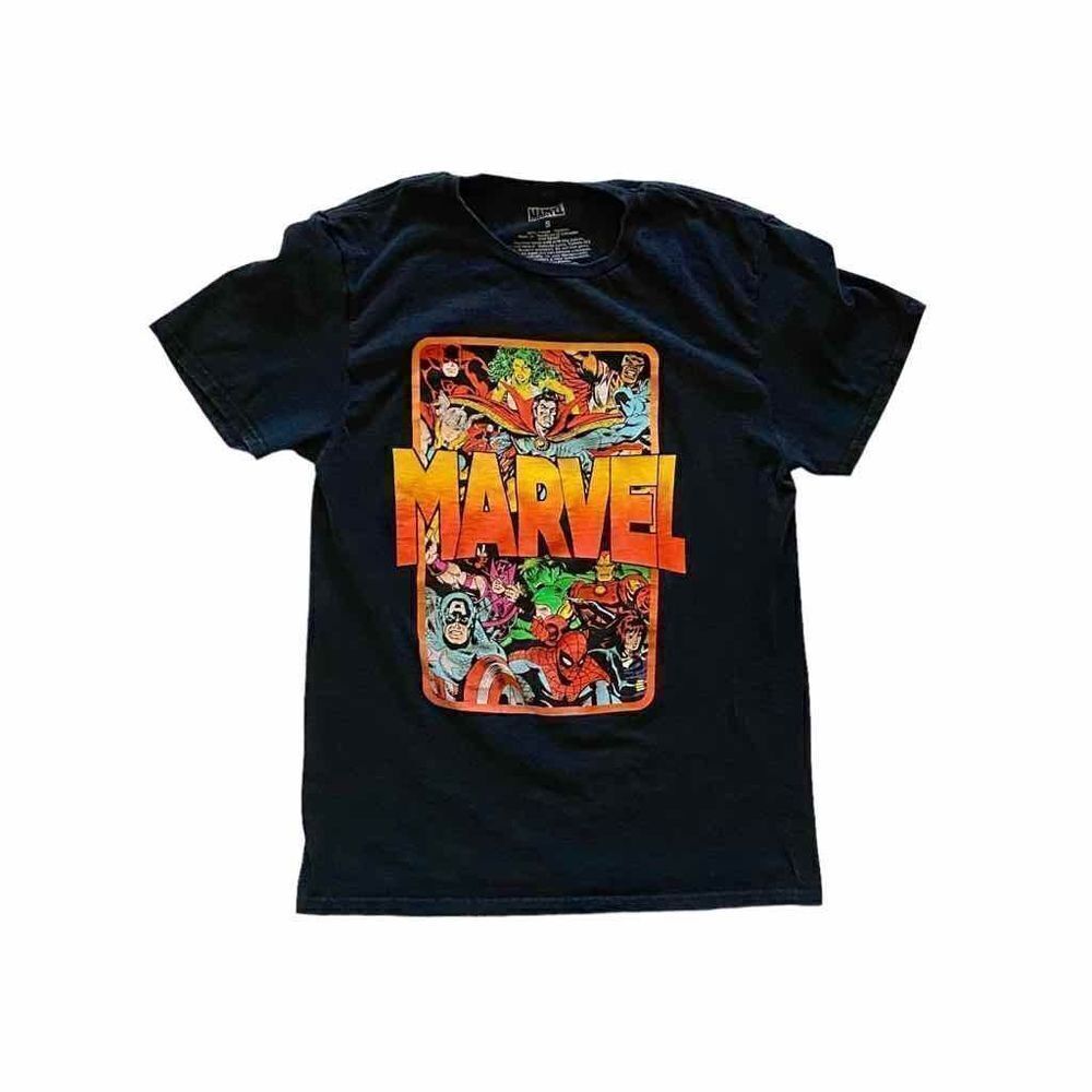marvel y2k graphic t-shirt 